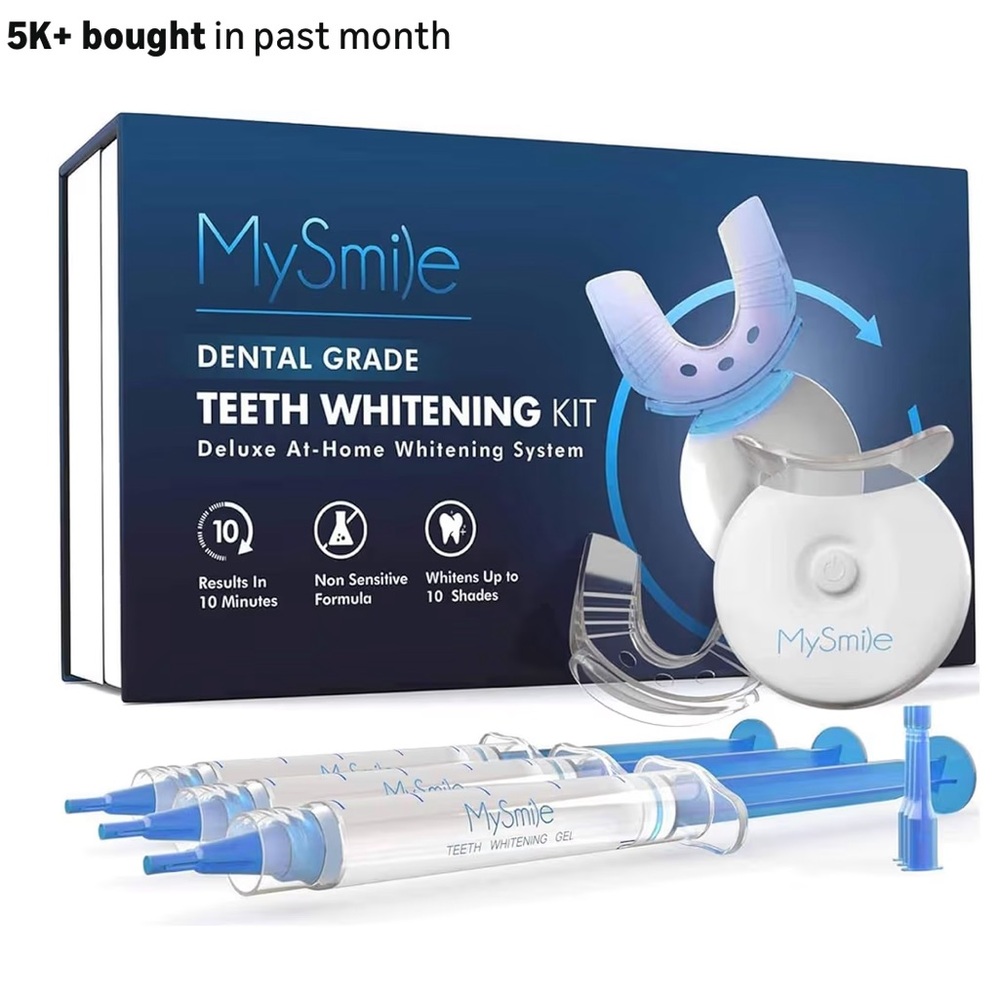 MySmile Teeth Whitening Kit with LED Light